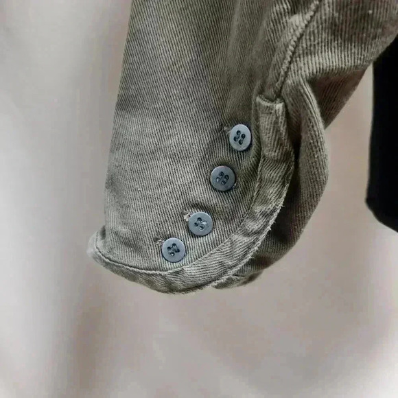 Ultra Pink Large Drab Green Military‎ Inspired Jacket Unisex Corset Back Grunge - Picture 8 of 14